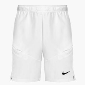 Férfi Nike Court Dri-Fit Advantage 9" tenisz rövidnadrág fehér/fehér/fekete (Court Dri-Fit Advantage 9" FD5330) kép