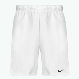 Férfi Nike Court Dri-Fit Victory 9" tenisz rövidnadrág fehér/fekete (Court Dri-Fit Victory 9" FD5384-100) kép