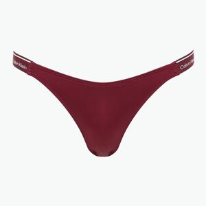 Fürdőruha alsó Calvin Klein KW0KW02732 Curved Delta Bikini plum glaze (Curved Delta Bikini KW0KW02732VLR) kép