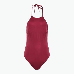 Női egyrészes fürdőruha Calvin Klein KW0KW02733 High Neck - RP plum gaze (High Neck - RP KW0KW02733VLR) kép