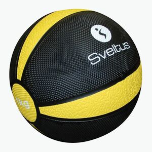 Sveltus medicinlabda 1 kg fekete/sárga (Medicine Ball 0490) kép
