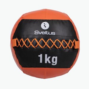 Sveltus fali labda 1 kg fekete/piros (Wall Ball 4901) kép