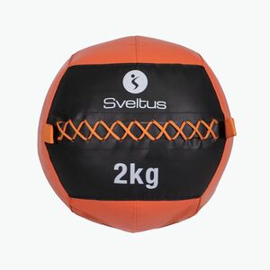 Sveltus fali labda 2 kg fekete/piros (Wall Ball 4902) kép