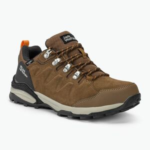 Jack Wolfskin női túrabakancs Refugio Texapore Low barna / sárgabarna (Refugio Texapore Low 4050821) kép