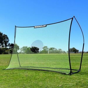 Visszarúgó kapu QuickPlay Tekkers XL 240 x 180 cm black/green (Tekkers XL TEKXLGRN) kép