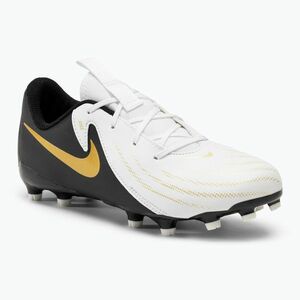 Nike Phantom GX II Academy FG/MG Junior fehér/metálarany érme/fekete gyermek focicipő (Phantom GX II Academy FG/MG Junior FD6722-100) kép