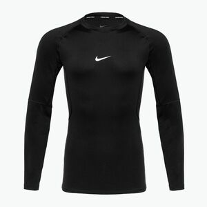 Férfi Nike Pro Dri-Fit Tight Fitness hosszú ujjú fekete/fehér (Pro Dri-Fit Tight Fitness FB7919-010) kép