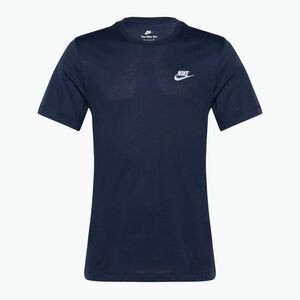 Férfi póló Nike Sportswear Club black midnight navy/white (Sportswear Club AR4997-410) kép