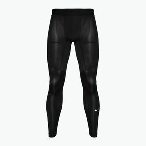 Férfi Nike Pro Dri-FIT Tight Fitness edző leggings fekete/fehér (Pro Dri-FIT Tight Fitness FB7952-010) kép