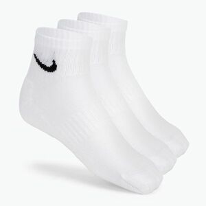 Nike Everyday Cushioned bokazokni 3 pár fehér/fekete (Everyday Cushioned Ankle SX7667-100) kép