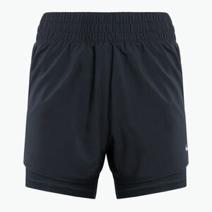 Női rövidnadrág Nike One Dri-Fit High-Waisted 3" 2In1 fekete (One Dri-Fit High-Waisted 3" 2In1 DX6016-010) kép