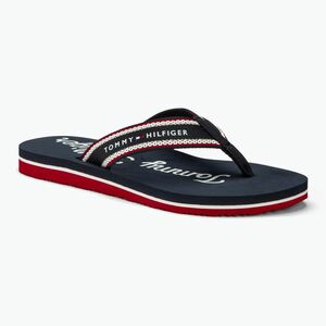 Tommy Hilfiger Im Graphic Beach Sandal női flip flopok űrkék (Im Graphic Beach Sandal FW0FW08013DW6) kép
