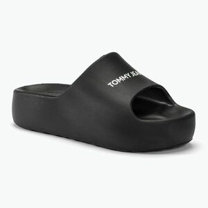 Tommy Jeans női Chunky Flatform csúszda fekete (Chunky Flatform Slide EN0EN02586BDS) kép