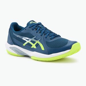 ASICS Solution Swift FF 2 Clay férfi teniszcipő mako kék/biztonsági sárga (Solution Swift FF 2 Clay 1041A467-400) kép