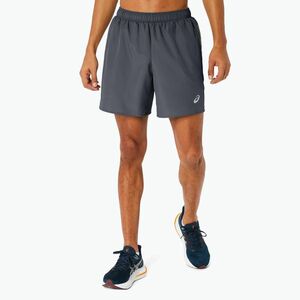 ASICS férfi Icon teljesítményt hordozó szürke / biztonsági sárga futónadrág (Icon 2011C730-021) kép