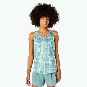 Női futó tank top ASICS Road All Over Print Tank light celadon színben (Road All Over Print Tank 2012D071-300) kép