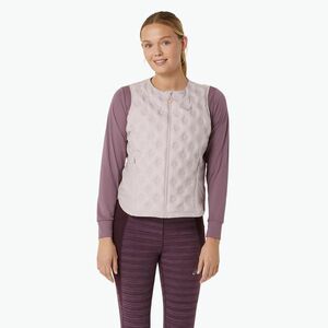Női futás ujjatlan ASICS Nagino Run Padded Gilet vízhatlan rózsaszínű (Nagino Run Padded Gilet 2012D081) kép