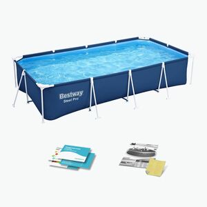 Fémvázas medence Bestway Steel Pro Pool 400 cm kék (Steel Pro Pool 56405N) kép