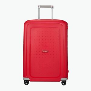 Bőrönd Samsonite S'cure Spinner 79 l crimson red (S'cure Spinner 49307) kép