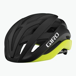 Kerékpáros sisak Giro Cielo MIPS matte black/highlight yellow (Cielo MIPS GR-7159068) kép