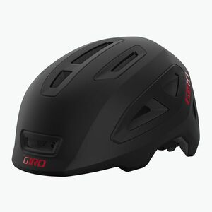 Gyerek kerékpáros sisak Giro Scamp II Integrated MIPS matte black/red (Scamp II Integrated Mips Jr GR-7158629) kép