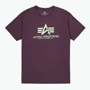 Férfi póló Alpha Industries Basic plum (Basic 100501) kép