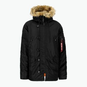 Alpha Industries férfi dzseki N-3B VF fekete (N-3B VF 10314103) kép