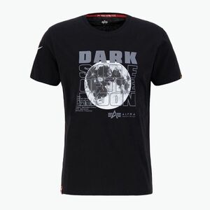 Alpha Industries férfi Dark Side fekete / fényvisszaverő póló (Dark Side 108510285) kép