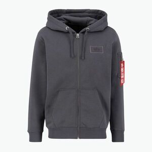 Férfi pulóver Alpha Industries Back Print Zip vintage grey (Back Print Zip 128342684) kép