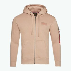 Férfi pulóver Alpha Industries Back Print Zip dusty coral (Back Print Zip 128342721) kép