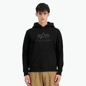 Férfi pulóver Alpha Industries Basic Carbon Hoody black (Basic Carbon Hoody 146343515) kép