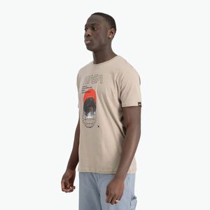 Férfi póló Alpha Industries NASA Orbit T vintage sand (NASA Orbit T 1465106) kép