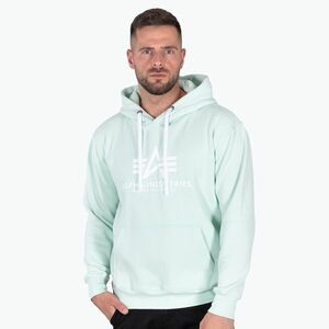 Férfi pulóver Alpha Industries Basic mint (Basic 17831243) kép