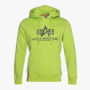 Férfi pulóver Alpha Industries Basic hornet green (Basic 178312698) kép