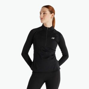 Női hosszú ujjú felső futáshoz New Balance Athletics Heat Grid 1/2 Zip black (Athletics Heat Grid 1/2 Zip WT43200BK) kép