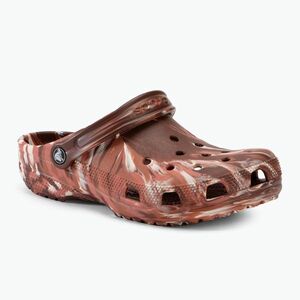 Papucs Crocs Classic Marbled Clog dark clay/multi (Classic Marbled Clog 206867-2FM) kép