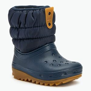 Crocs Classic Neo Puff Boot Kisgyermek hócipő navy/gum (Classic Neo Puff Boot Toddler 207683-4PQ) kép
