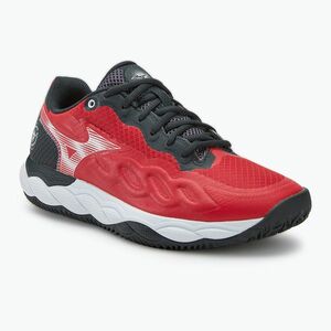 Mizuno Wave Enforce Court Padel salsa/fehér/vulkáni padel cipő (Wave Enforce Court Padel 61GB243706) kép