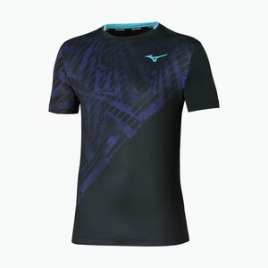 Férfi tenisz póló Mizuno Mugen Shadow Graphic Tee fekete (Mugen Shadow Graphic Tee 62GAB50109) kép