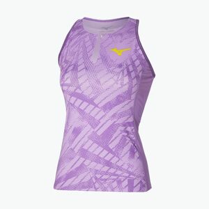 Női tenisz felső Mizuno Mugen nyomtatott tank Mizuno Mugen nyomtatott tank krokusz szirom (Mugen Printed Tank 62GAB70167) kép