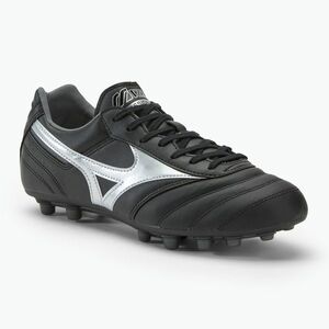 Férfi Mizuno Morelia II Pro AG futballcipő fekete/galaxis ezüst/sötét árnyék (Morelia II Pro AG P1GA241403) kép
