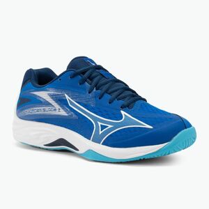 Férfi röplabda cipő Mizuno Thunder Blade Z mugen kék/fehér/állami kék (Thunder Blade Z V1GA237001) kép