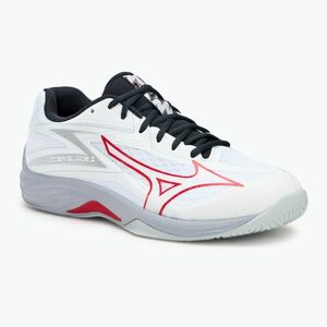 Férfi röplabda cipő Mizuno Thunder Blade Z fehér/salsa/fekete (Thunder Blade Z V1GA237096) kép