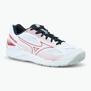 Mizuno Cyclone Speed 4 röplabda cipő fehér/szalézi/fekete (Cyclone Speed 4 V1GA238096) kép