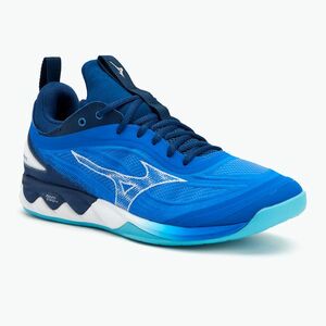 Férfi röplabda cipő Mizuno Wave Luminous 3 mugen kék/fehér/északkék (Wave Luminous 3 V1GA242001) kép