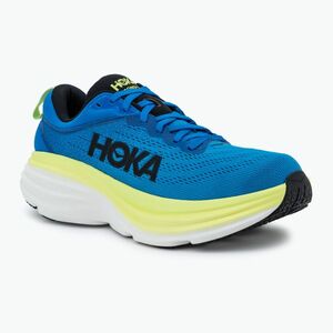 HOKA Bondi 8 electric cobalt/lettuce férfi futócipő (Bondi 8 1123202-ELT) kép