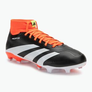 Férfi adidas Predator 24 League FG core black/felhőfehér/szolárpiros futballcipő (Predator 24 League IG7772) kép