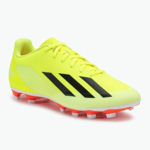 Férfi adidas X Crazyfast Club FxG csapat futballcipő napsárga/magfekete/felhőfehér (X Crazyfast Club IG0618) kép
