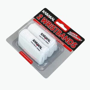 Csuklópánt Karakal Wristband 2 db white (Wristband 2Pack KA 609 BIA) kép