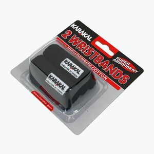 Csuklópánt Karakal Wristband 2 db black (Wristband 2Pack KA 609 CZA) kép